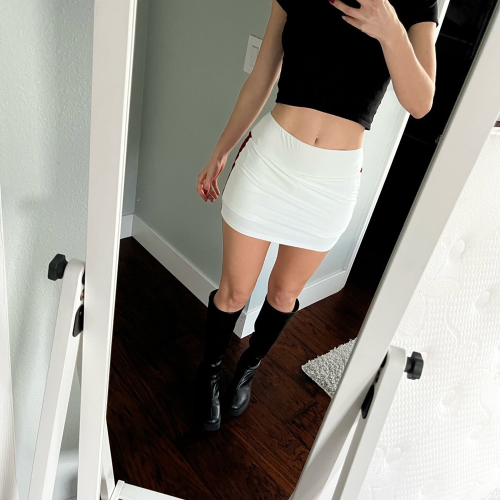 White Mini Skirt